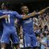 Didier Drogba in Florent Malouda