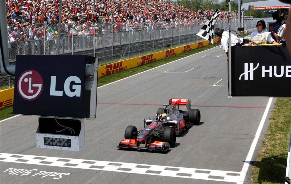 Lewis Hamilton je v Montrealu zmagal lani in v debitantski sezoni 2007. (Foto: R