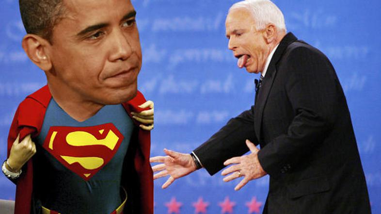 Obama je dejal, da ga je oče s planeta Kripton poslal reševat Zemljo.