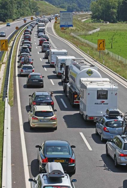 gorenjska avtocesta gneča