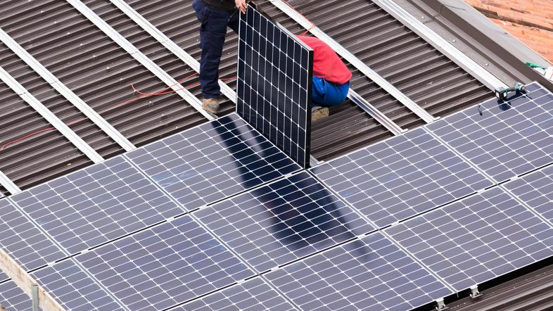 Sončna elektrarna na hiši