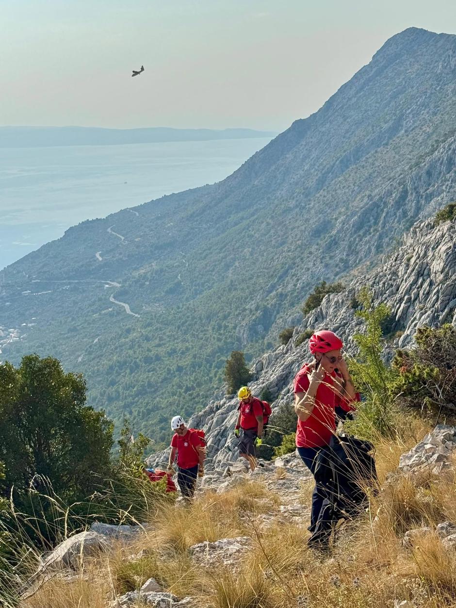 Reševanje na Sutvidu | Avtor: Facebook/HGSS Stanica Makarska