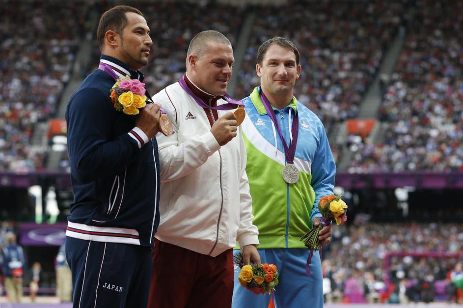 primož kozmus Krisztian Pars Koji Murofushi  met kladiva