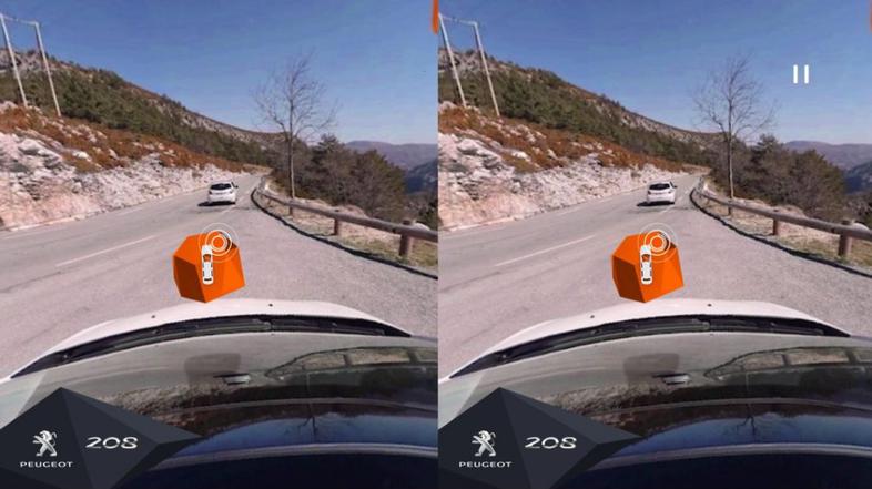Virtualna vožnja s peugeotom 208