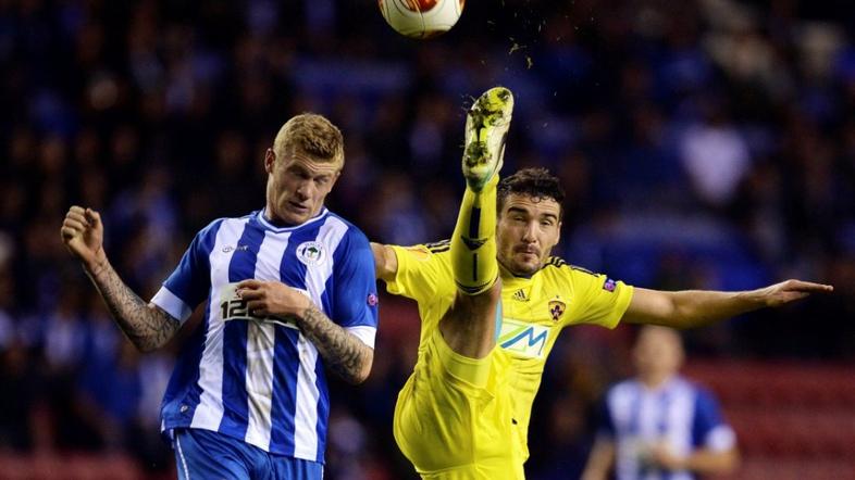 McClean Rajčević Wigan Athletic Maribor Evropska liga