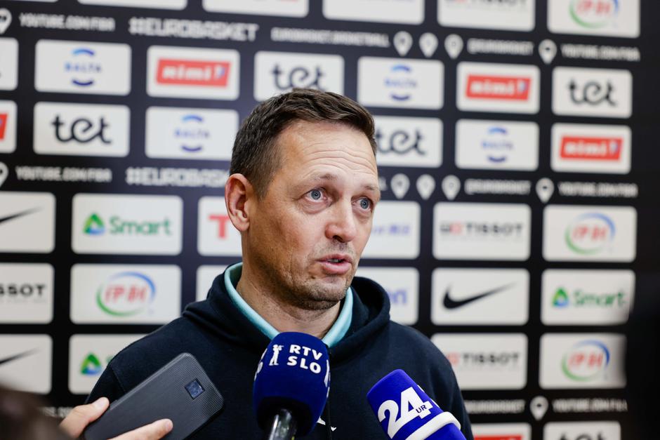 eurobasket 2025, trening slovenska košarkarska reprezentanca, aleksander sekulić | Avtor: Saša Despot