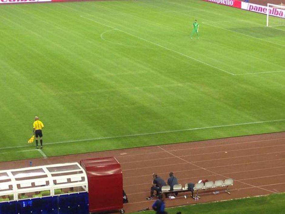 Kljukasti križ na Poljudu | Avtor: Reševalni pas/Twitter