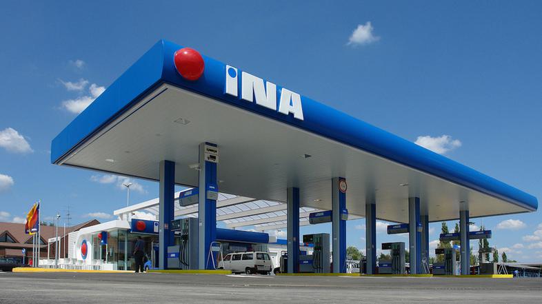 Hrvaška Ina bencinska črpalka