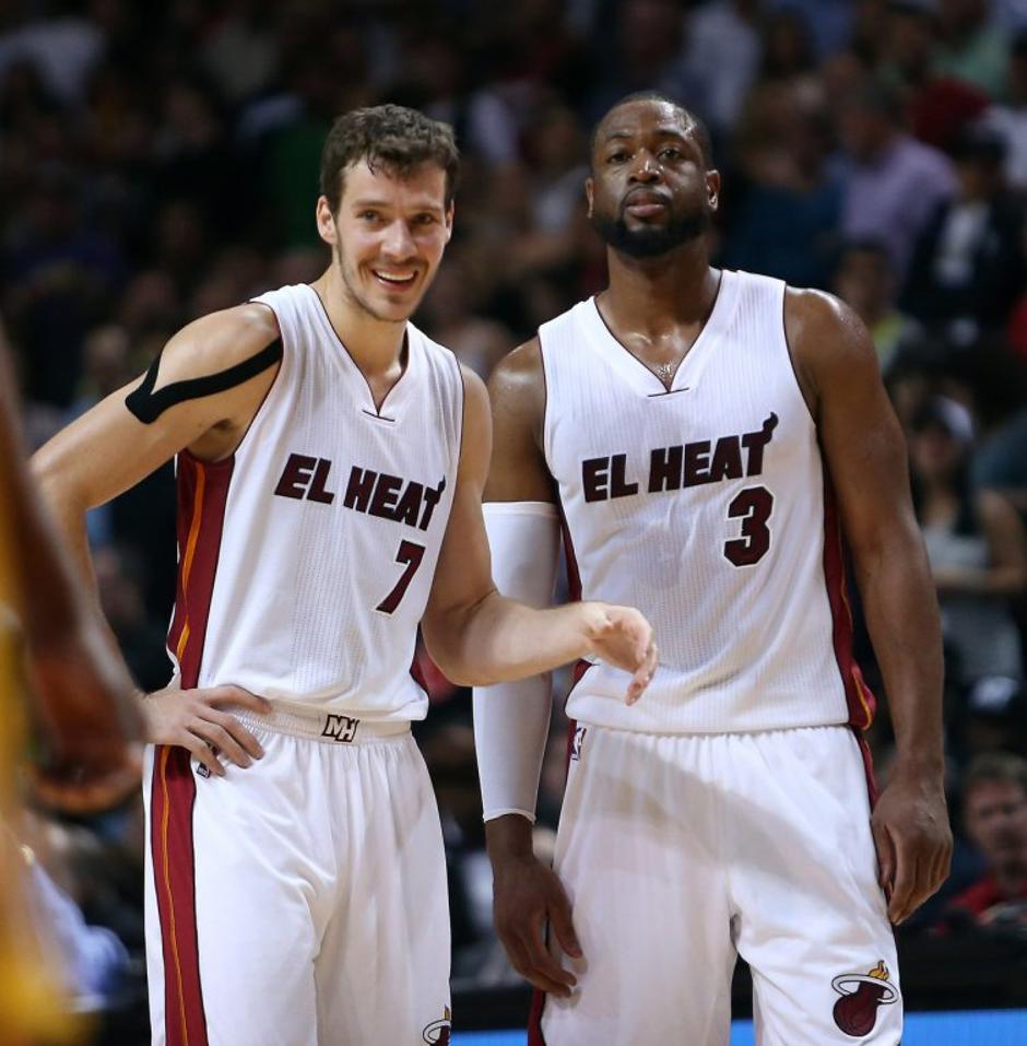 Goran Dragić in Dwayne Wade | Avtor: Profimedias