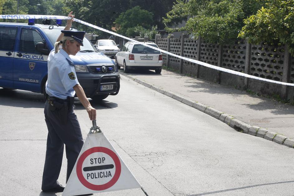 Nočno streljanje v Ljubljani.