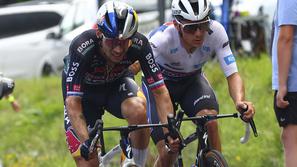 Primož Roglič in Remco Evenepoel