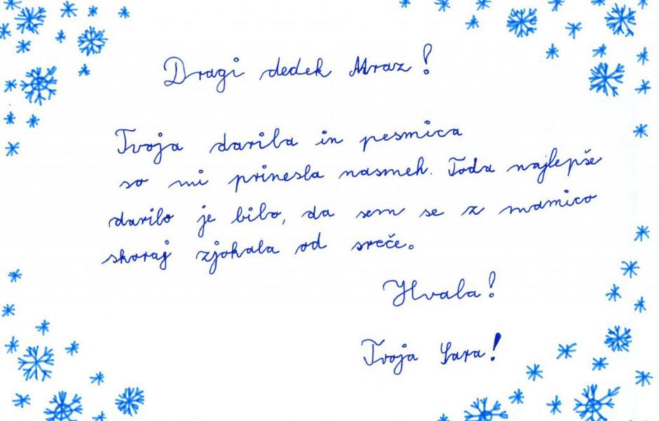 Pisma Dedku Mrazu ali Božičku | Avtor: ZPM