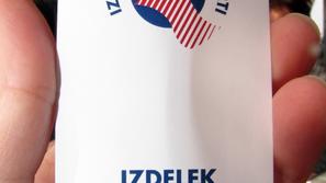 Slovenija 13.04.14, Darinka Marinic, lastnica prvega certifikata za izdelke slov