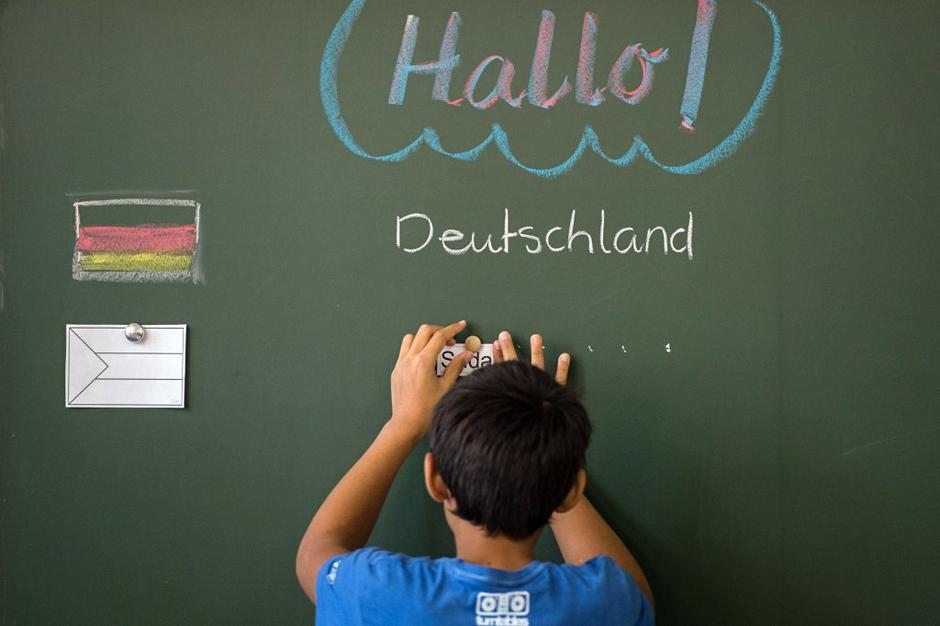 Otroci begunci v Nemčiji | Avtor: EPA