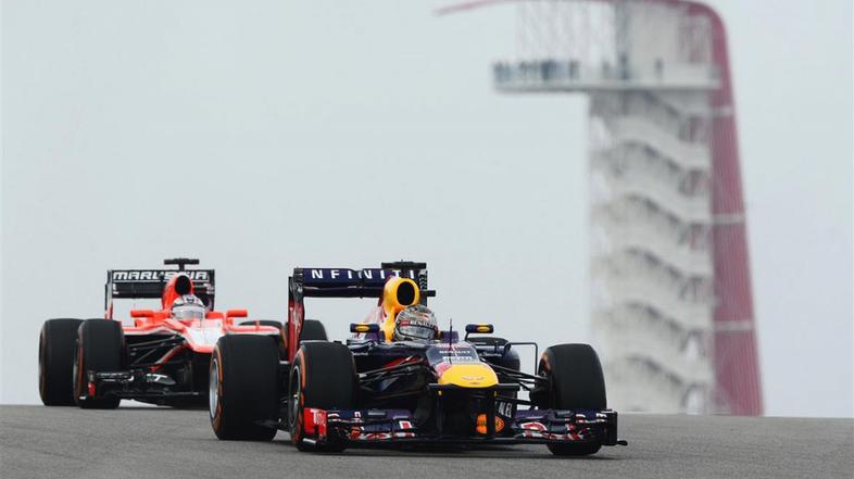 Vettel Bianchi Marussia Red Bull formula 1 Austin Teksas trening kvalifikacije