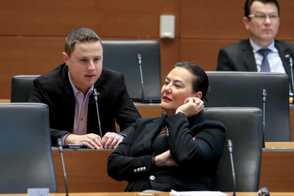 Žan Mahnič, Anja Bah Žibert | Avtor: Saša Despot