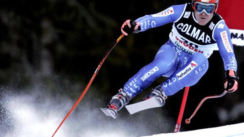 Zmagovalec superveleslaloma v Val Gardeni, Švicar Didier Cuche