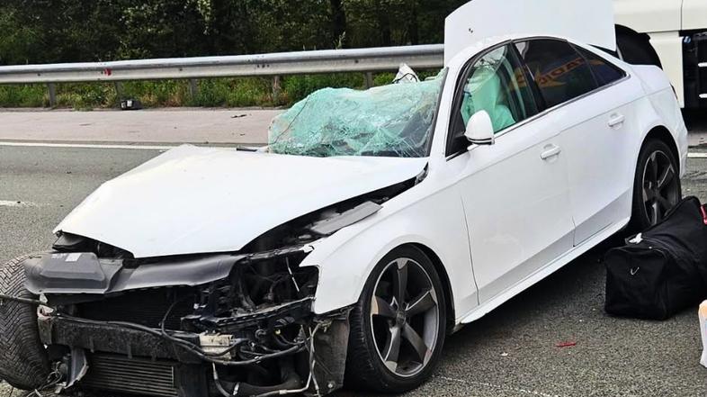 Prometna nesreča na primorski avtocesti