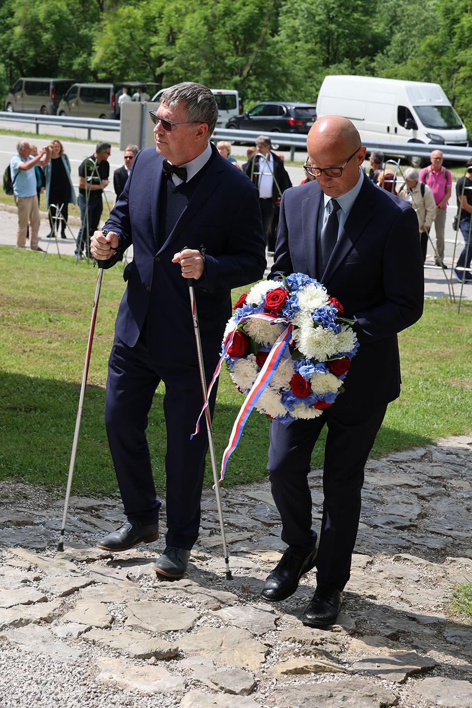 Spominska slovesnost, Ljubelj, 10.6.2023 | Avtor: Iztok Pipan, TV Medvode