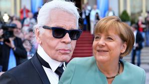 Karl Lagerfeld, Angela Merkel