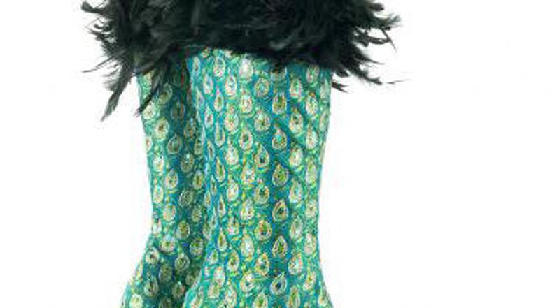 Glamurozno in ekstravagantno kolekcijo čevljev je predstavil Milan Gačanovič.