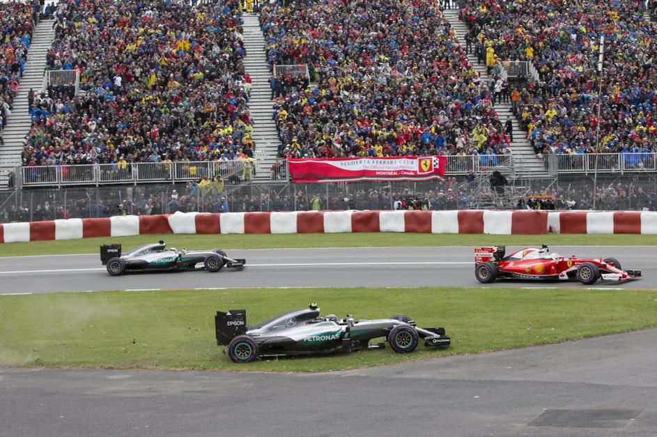 Rosberg Vettel Hamilton VN Kanade 2016