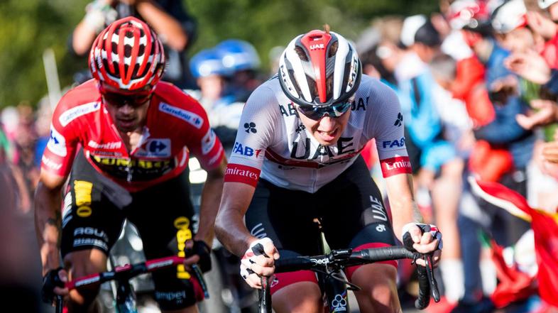 Tadej Pogačar in Primož Roglič