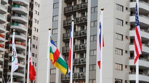 dvig slovenske zastave olimpijska vas Rio 2016
