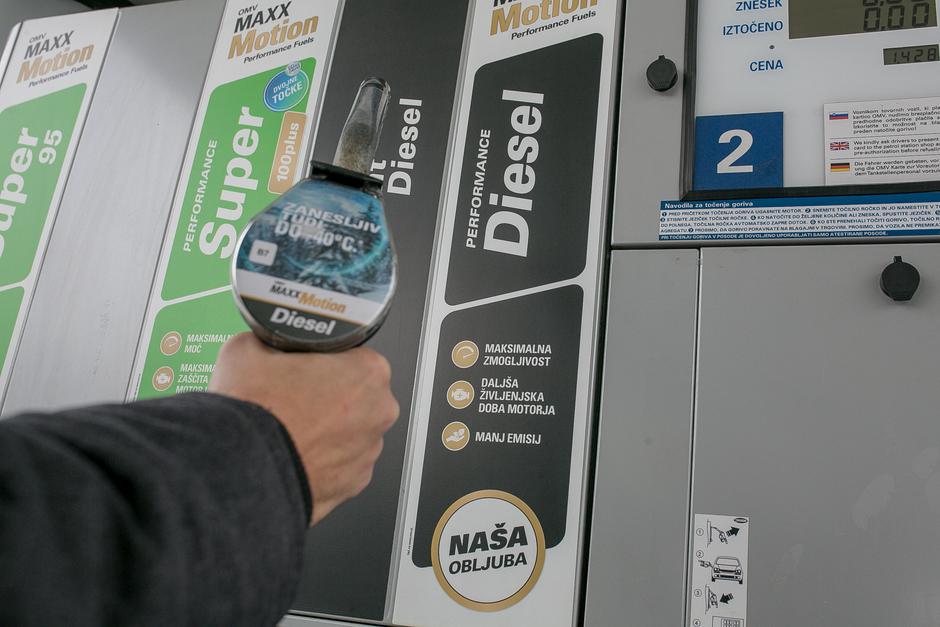 Dizelsko gorivo OMV | Avtor: Saša Despot