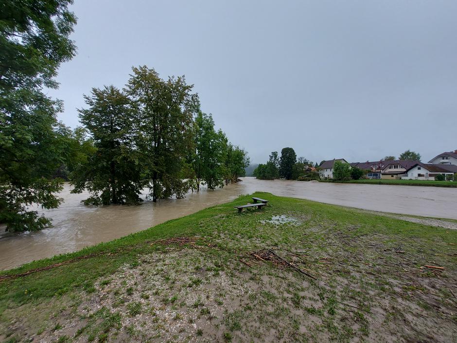 Medvode, poplave | Avtor: M. Ha.