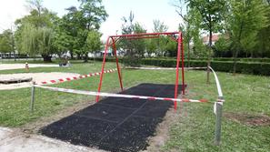 slovenija 16.04.14. igrala za invalide, park v Murski Soboti, foto: nino verdnik