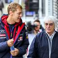 Sebastian Vettel Bernie Ecclestone VN Belgije