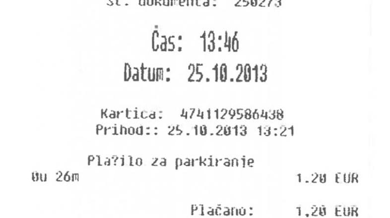 1,20 evra za 25 minut