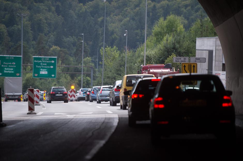 kolone v prometu pri predoru Golovec | Avtor: Anže Petkovšek