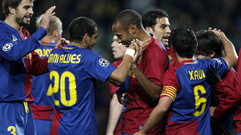 Nogometaši Barcelone so Sportingu nasuli kar pet zadetkov.