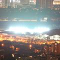 Pogled na osvetljen stadion (Foto: Društvo Temno nebo)