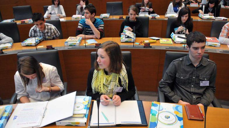 Mladi otroški parlament obisk