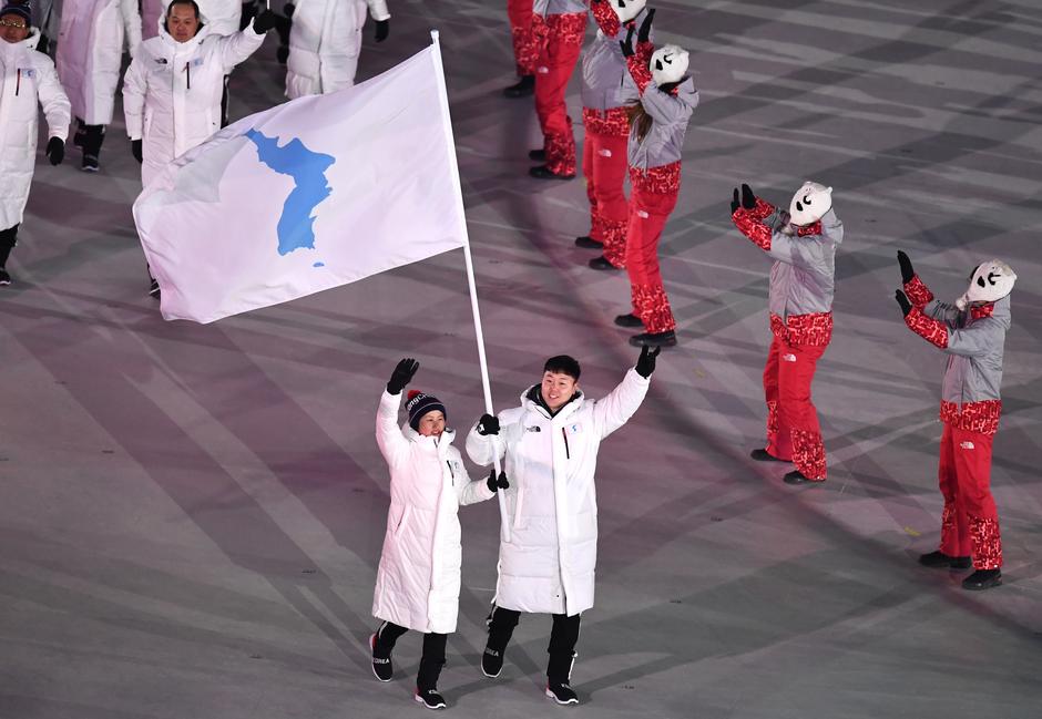 Koreja zastava PyeongChang 2018 | Avtor: Epa