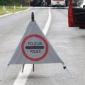 prometna nesreča znak policija trikotnik nesreča