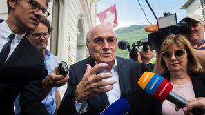 Šport: Blatter za uvod v sodni postopek: "Nisem sposoben odgovarjati" - Sepp Blatter