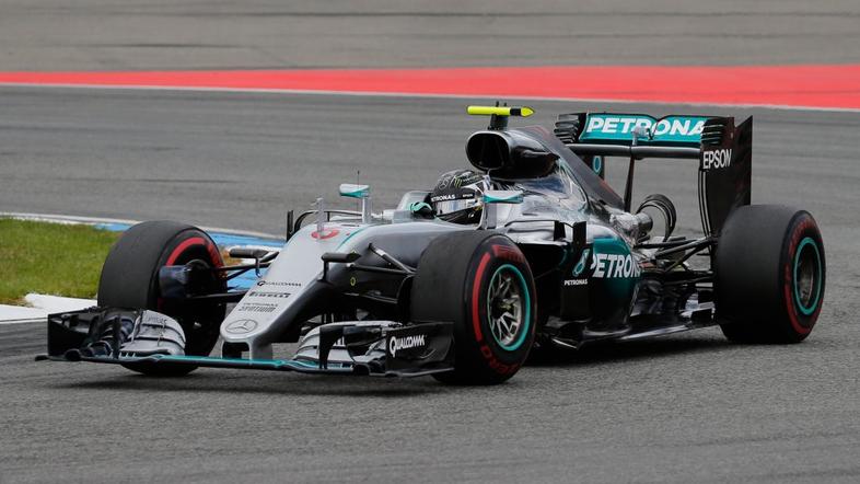 Nico Rosberg VN Nemčije Hockenheimring