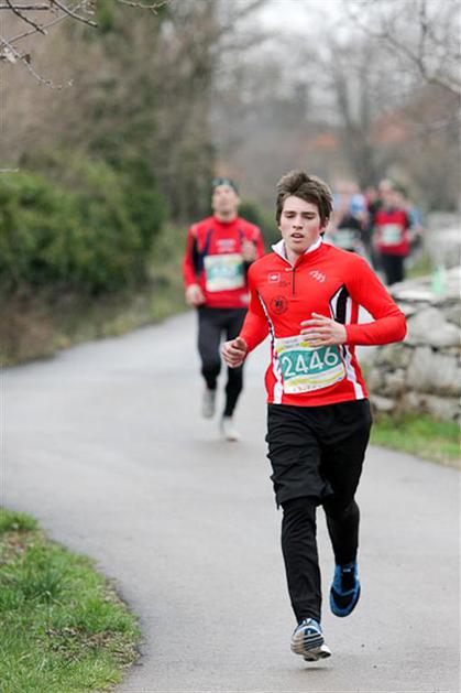 11. Mali kraški maraton Sežana tek tekači