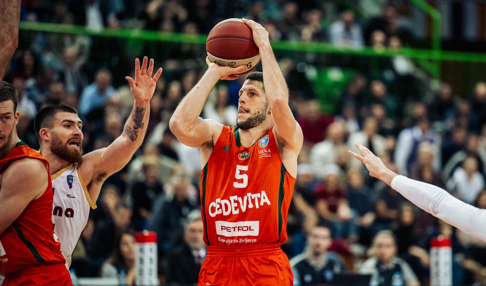 Cedevita Olimpija po preobratu do zmage v podaljšku