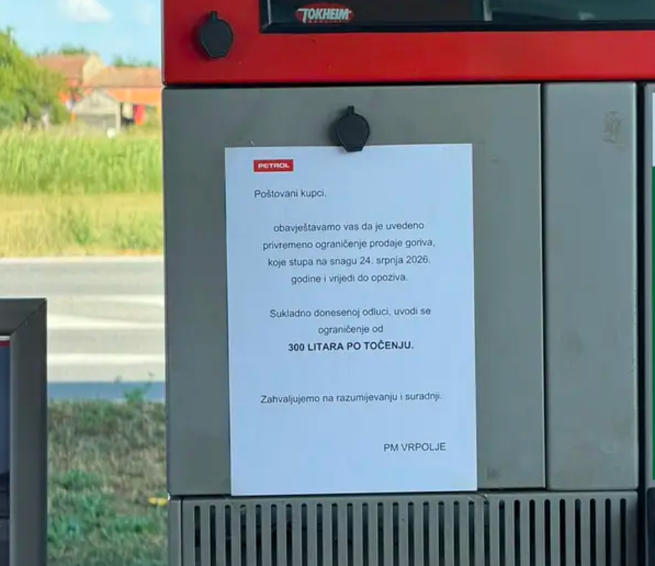 petrol omejitev hrvaška | Avtor: 24sata