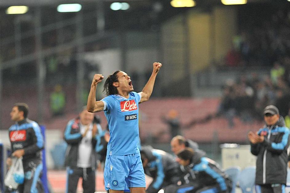 Cavani Napoli AS Roma Serie A Italija liga prvenstvo
