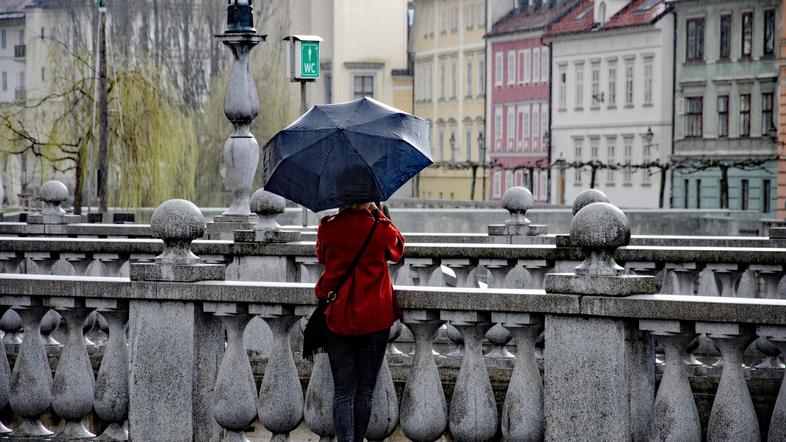 Padavine v Ljubljani