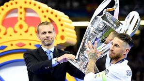 Aleksdander Čeferin Sergio Ramos Cardiff