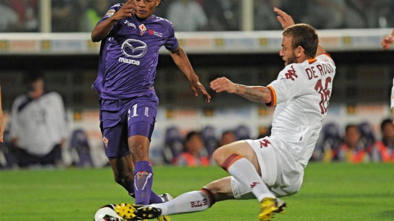 Cuadrado De Rossi Fiorentina AS Roma Serie A Italija liga prvenstvo