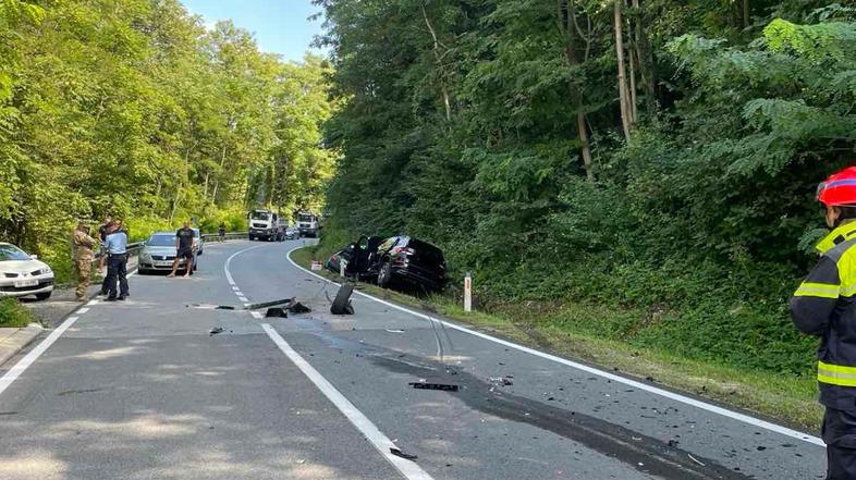 Prometna nesreča pri Laškem