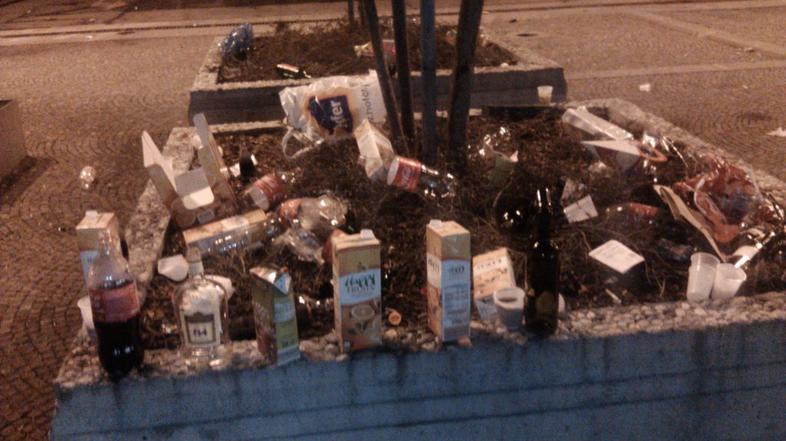 Posledice popivanja v Ljubljani